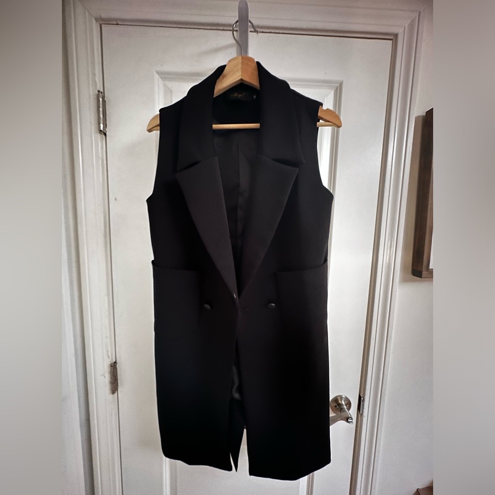Collar Vest Blazer